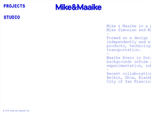 Tablet Screenshot of mikeandmaaike.com